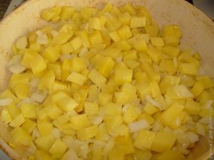 омлет с картофелем рецепт