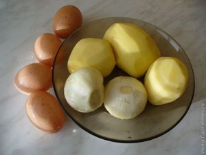 омлет с картофелем рецепт