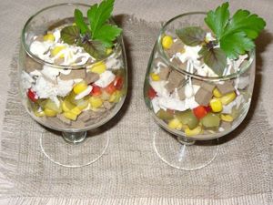 салат-коктейль из печени рецепт