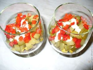 салат-коктейль из печени рецепт