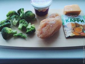 Брокколи с курицей