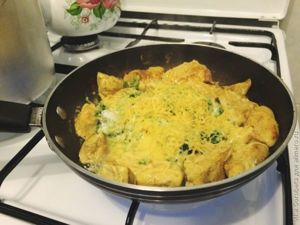 Брокколи с курицей