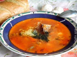Борщ с грибами