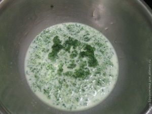 Блинчики со шпинатом и семгой