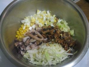 Салат из морепродуктов
