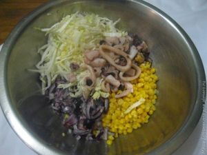 Салат из морепродуктов