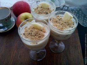 Творожный десерт