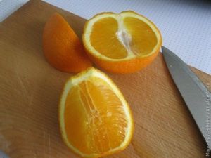 Филе с апельсинами