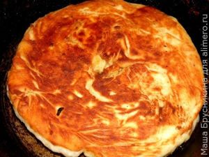 Пирог на сковороде