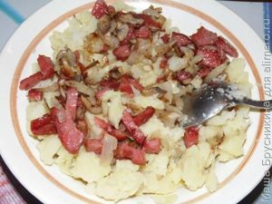 Лепешки с картофелем