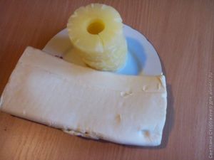 Слойки с ананасом Слойки с ананасом