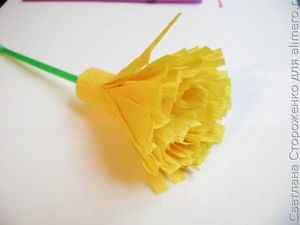 цветы из гофробумаги