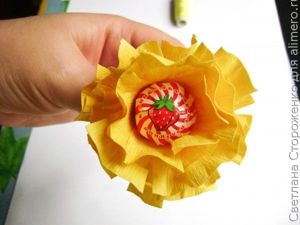 цветы из гофробумаги