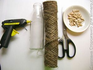 Ваза из бутылки