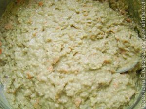 Печеночные котлеты с овощами