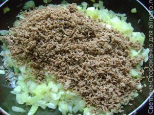 Макароны по-флотски со свиным сердцем