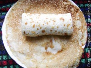 Блинчики с творогом и тыквой