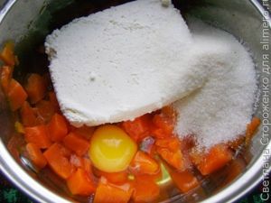 Блинчики с творогом и тыквой