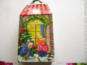 Новогоднее оформление подарка своими руками