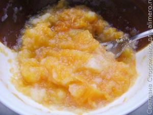 Печеные пирожки с яблоками и тыквой