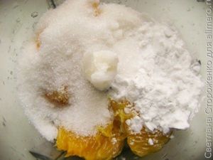 Творожная запеканка без яиц с апельсинами