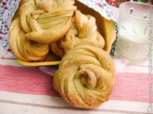 Дрожжевые сладкие булочки