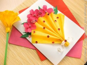 Открытка с Днем рождения своими руками
