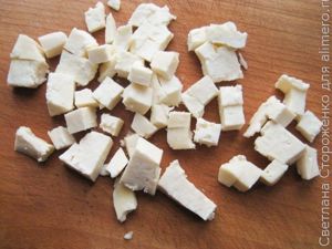 Мясная пицца в виде сердца