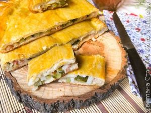 Закрытый пирог закусочный