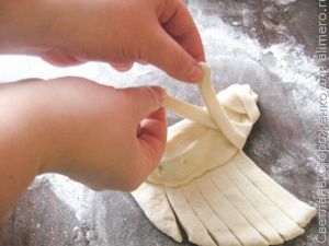 Дрожжевые булочки с яблоком и грушей