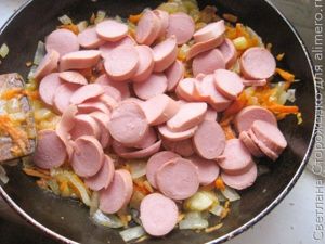 Суп с сосисками быстрый