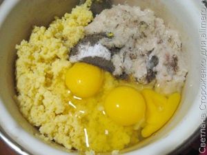 Мясные котлеты с пшеном