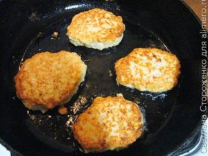 Мясные котлеты с пшеном