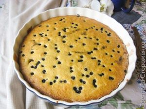 Манник с черникой