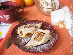 Печенье с яблоками