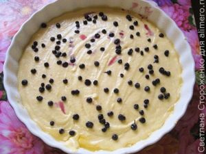 Манник с черникой