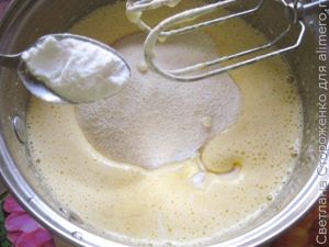 Манник с черникой
