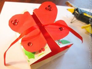 Коробочка для подарка своими руками
