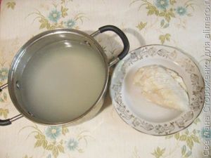 Куриный суп с рулетиками