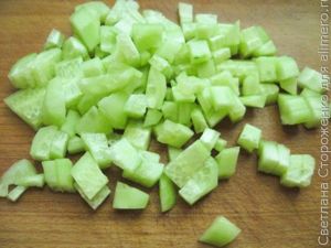 Овощной салат с гречкой