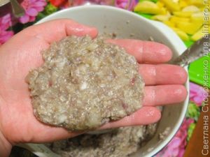 Мясные котлеты с картофельной начинкой