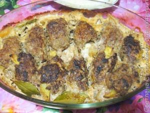 Мясные котлеты с картофельной начинкой