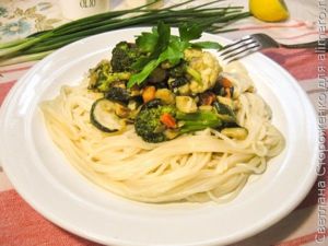 Паста с овощами