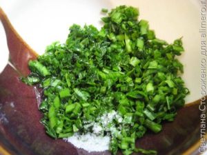 Мясные рулетики с сыром и зеленью