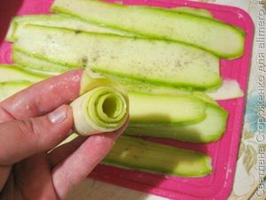 Шашлык из куры и кабачка