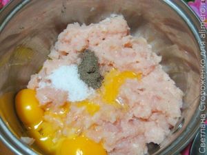 Куриные котлеты "воздушные"