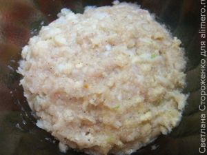 Куриный шашлык с кабачком в духовке