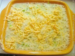 Вкусный омлет с кабачками