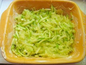 Вкусный омлет с кабачками