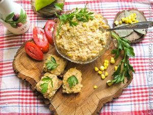 Рецепт паштета из кукурузы